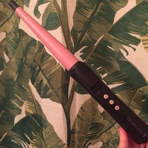 Remington pink hot curling wand